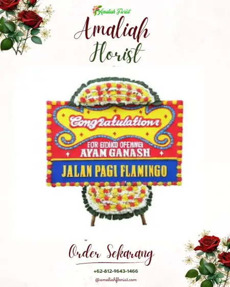 Sewa Papan Bunga Talok