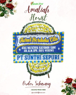 Papan Bunga Duka di Talok