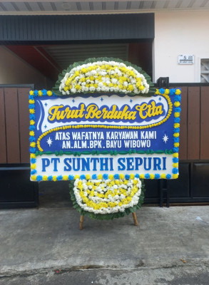 Papan Bunga Duka di Talok
