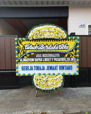Papan Bunga Duka di Talok