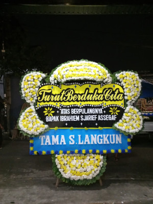 Papan Bunga Duka di Talok